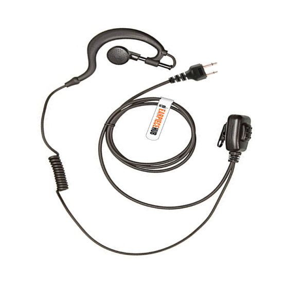 G Shape ICOM Straight earpiece