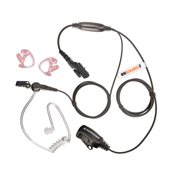 HYTERA PD705 PD785 COVERT EARPIECE WITH EARMOULDS