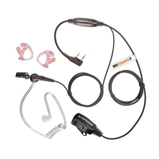 Kenwood covert earpiece with earmoulds