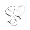 Listen only action radio earpiece