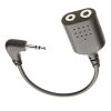 Motorola 2 PIN Earpiece to Motorola 1 PIN Radio Adaptor