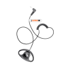 d-shape listen only earpiece