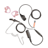 Sepura Multi-pin SC20 SC21 Covert Earpiece with Earmoulds