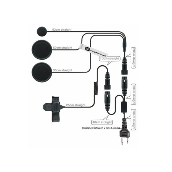 full-helmet for ICOM Earpiece