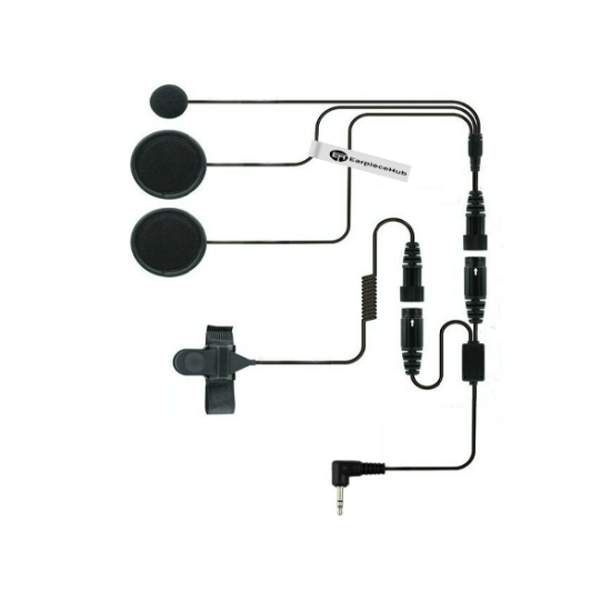Full Face Helmet for Motorola TLKR 1 Pin Radio Earpiece