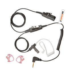 Pro-Hd Cobra 1 pin Radio Earpiece with Ear Moulds