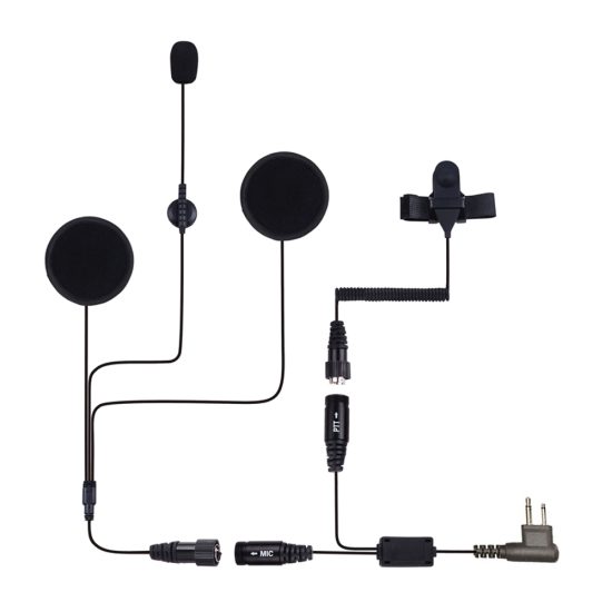 Motorcycle helmet Motorola earpiece