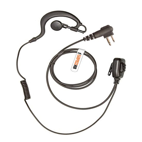 G SHAPE MOTOROLA CP040 GP300 DP1400 2 PIN