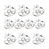 Pack of 10 Covert Motorola TLKR 1 Pin Radio Earpiece