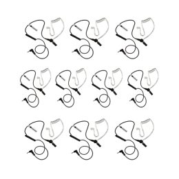 Pack of 10-Covert Listen Sepura 1 Pin Radio