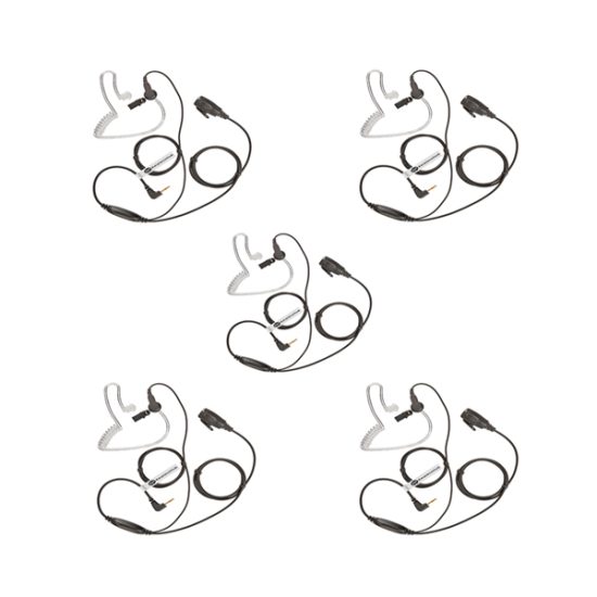 Pack of 5-Covert Acoustic Sepura 1 Pin Radio