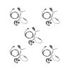 Pack of 5-G shape Motorola TLKR Radio Earpiece