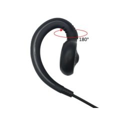 C Shape In-line PTT Earpiece/Ear Hanger for Motorola SL300 SL1600 SL7550 SL7550e SL7580 SL7580e TLK100 TLK110 SLN1000 - Image 2