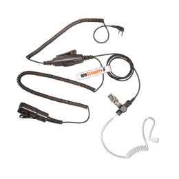 Double PTT 2 Pin Covert Earpiece for MITEX Radio