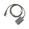 KPG22 RIB-Less RS232 Programming Cable for KENWOOD 2 Pin Radio