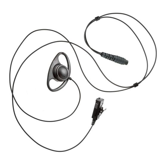Quick Disconnect D-Shape Earpiece