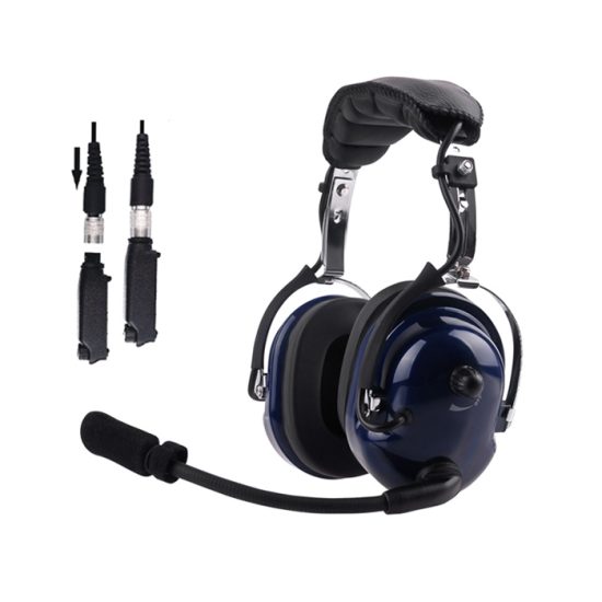Quick Disconnect Headset with any Radio Universal Headset- noise cancelling | One Headset for any Radio