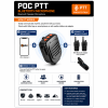 Blutooth speaker microphone for POC radio