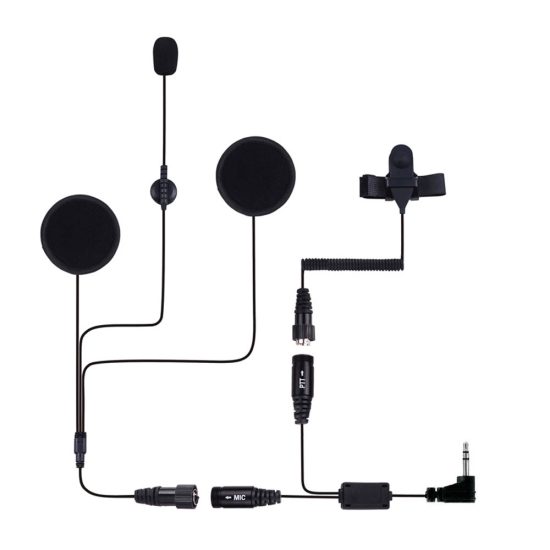 Motorcycle HELMET Earpiece for Motorola 1 Pin 2.5mm jack
