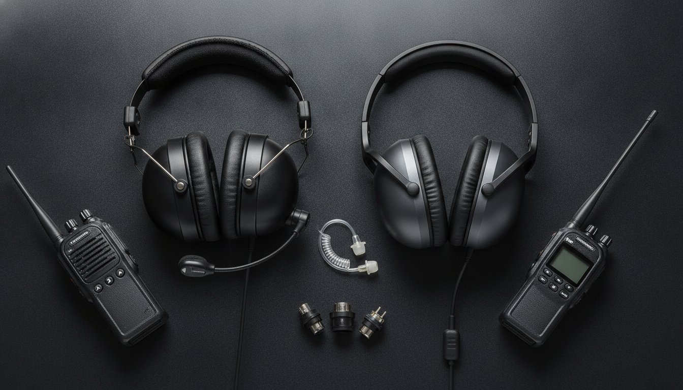 Active vs Passive Noise Cancelling Radio Headset: The Professional Guide 2026