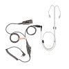 Tubeless Dual Ear Professional Earpiece for Motorola CP040