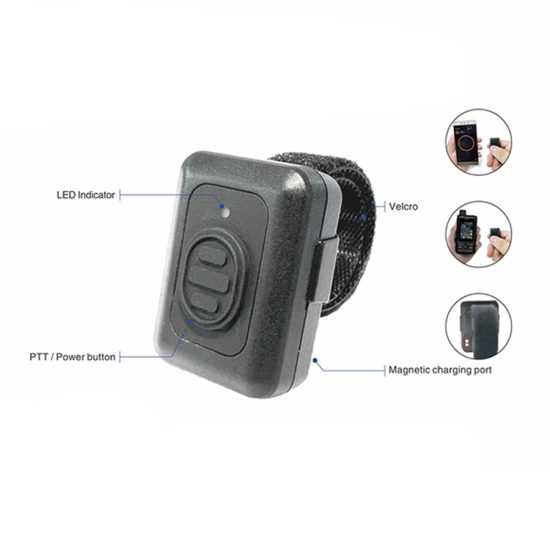 Heavy Duty BLE Remote Bluetooth Finger Push-to-Talk