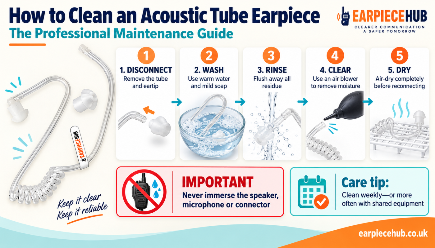 How to Clean an Acoustic Tube Earpiece: The Professional Maintenance Guide