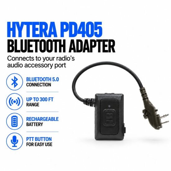 Bluetooth for Hytera PD405 TC505 TC600 TC700 radios