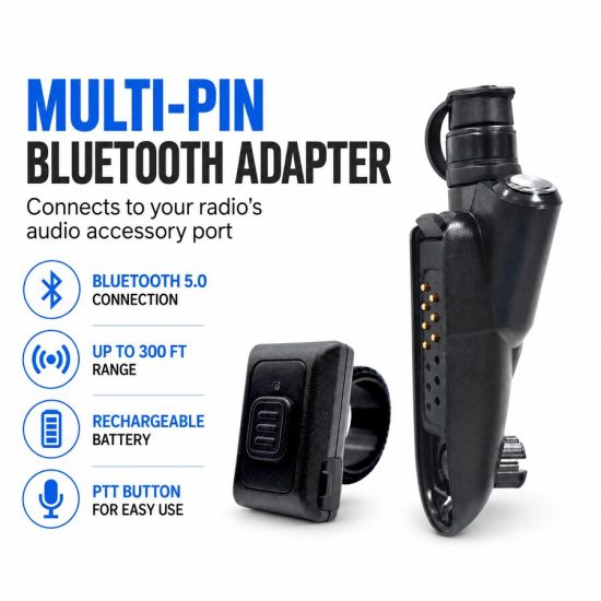 Bluetooth adapter fits Motorola GP320 GP328 GP329 GP338 GP339 GP340 Radios
