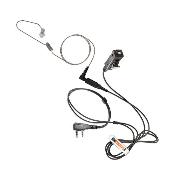 Tubeless Ultra light Palm PTT Earpiece for Kenwood 2 pin