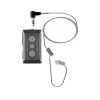 Bluetooth Lapel PTT Microphone with a Tubeless Earpiece