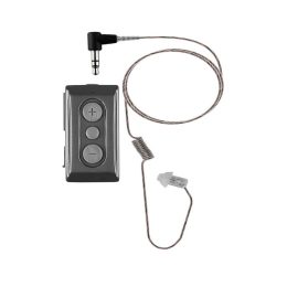 Bluetooth Lapel PTT Microphone with a Tubeless Earpiece