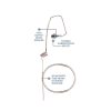 Tubeless Professional Earpiece for Motorola CP040