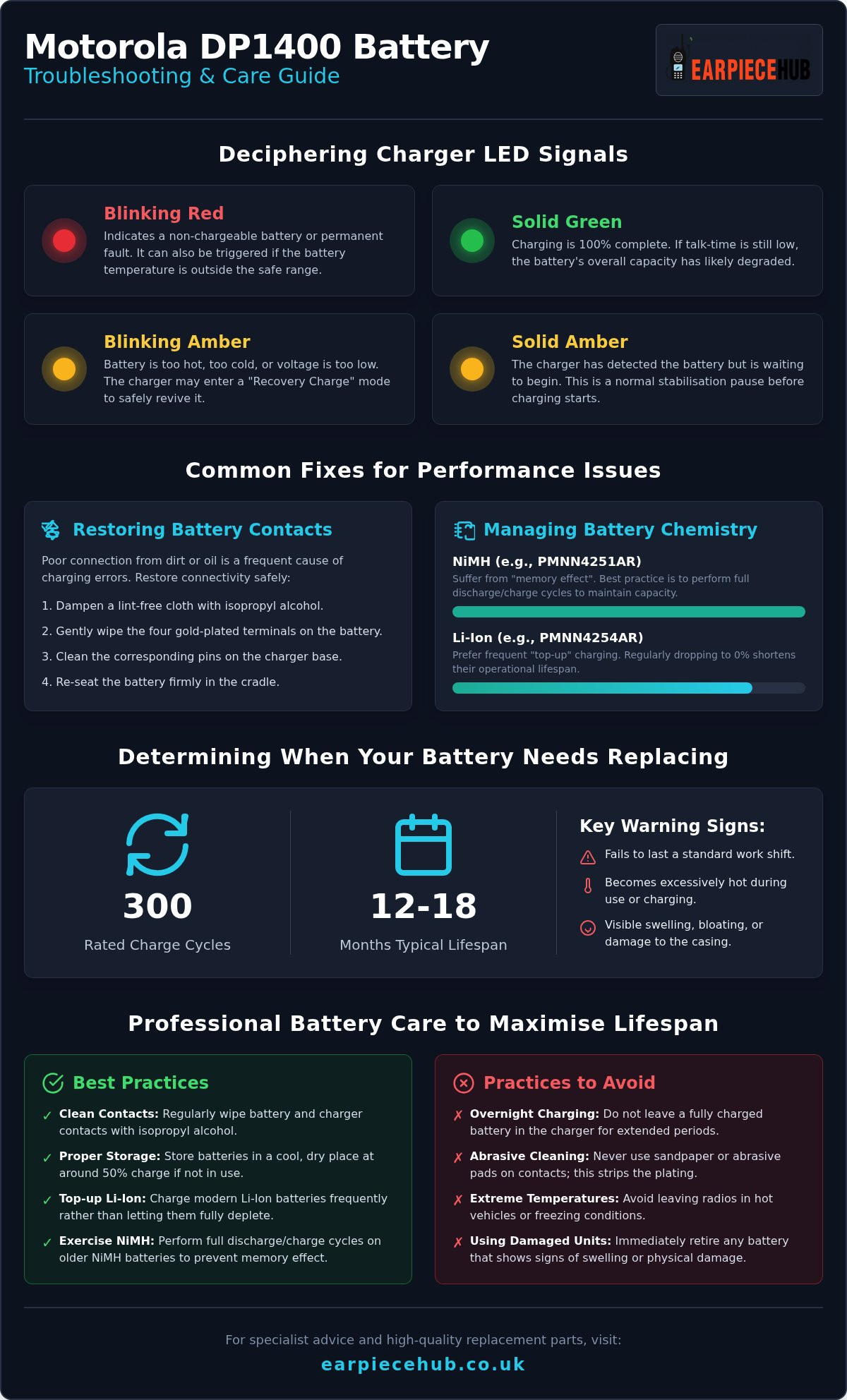 Troubleshooting Motorola DP1400 Battery Issues: A Professional Guide