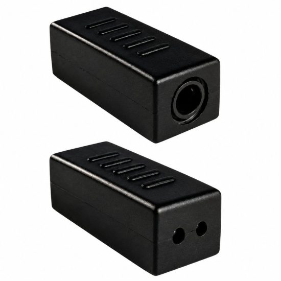 Adaptor block for acoustic tube earpiece
